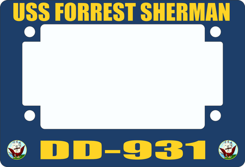 USS Forrest Sherman DD-931 Motorcycle Frame