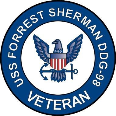 USS Forrest Sherman DDG-98 Veteran Decal Sticker