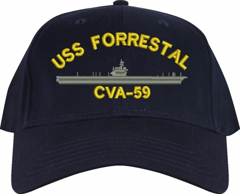 USS Forrestal CVA-59 Imported Cap