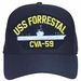 USS Forrestal CVA-59 Ships Ball Cap