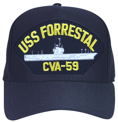 USS Forrestal CVA-59 Ships Ball Cap