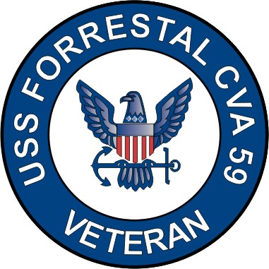 USS Forrestal CVA-59 Veteran Decal Sticker