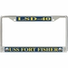 USS Fort Fisher LSD-40 License Plate Frame