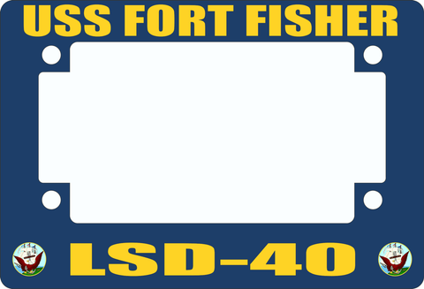 USS Fort Fisher LSD-40 Motorcycle Frame