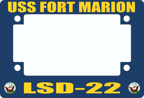 USS Fort Marion LSD-22 Motorcycle Frame