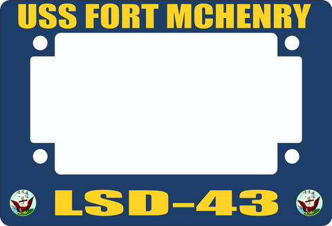 USS Fort McHenry LSD-43 Motorcycle Frame