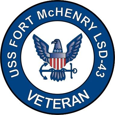 USS Fort McHenry LSD-43 Veteran Decal Sticker