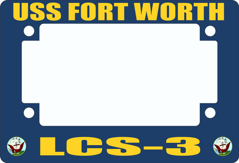USS Fort Worth LCS-3 Motorcycle Frame