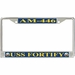 USS Fortify AM-446 License Plate Frame