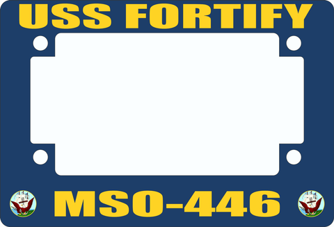 USS Fortify MSO-446 Motorcycle Frame