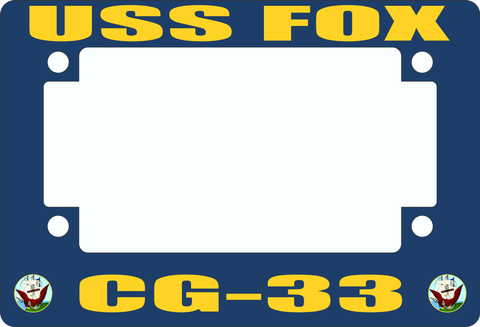 USS Fox CG-33 Motorcycle Frame