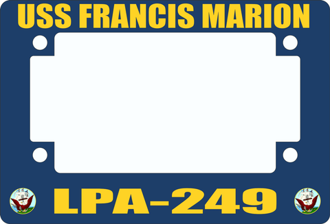 USS Francis Marion LPA-249 Motorcycle Frame