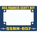 USS Francis Scott Key SSBN-657 Motorcycle Frame