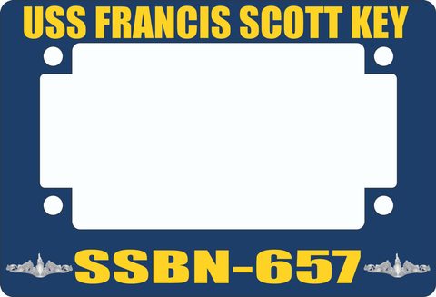 USS Francis Scott Key SSBN-657 Motorcycle Frame