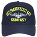 USS Francis Scott Key SSBN-657 ( Silver Dolphins ) Submarine Enlisted Cap