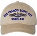 USS Francis Scott Key SSBN-657 with Dolphins Unstructured Dad Cap