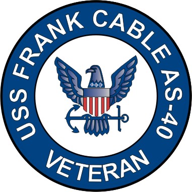 USS Frank Cable AS-40 Veteran Decal Sticker