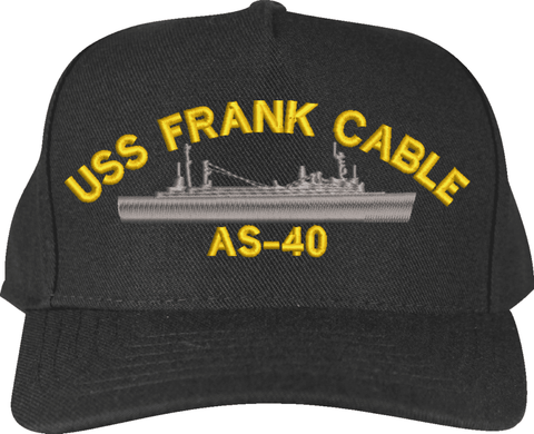 USS Frank Cable AS-40 Custom Embroidered Cap