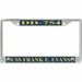 USS Frank E. Evans DD-754 License Plate Frame
