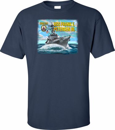 USS Frank E. Petersen Jr. DDG-121 Printed Art T-Shirt