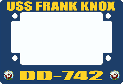 USS Frank Knox DD-742 Motorcycle Frame
