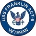 USS Franklin ACT-8 Veteran Decal Sticker