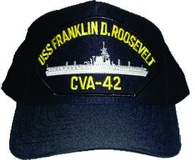 USS Franklin D Roosevelt CVA-42 Ball Cap