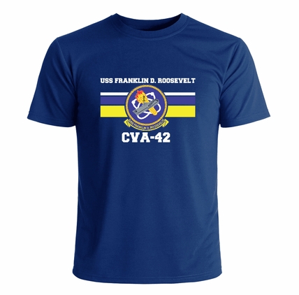USS Franklin D. Roosevelt CVA-42 Crest T-Shirt