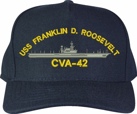 USS Franklin D. Roosevelt CVA-42 U.S. Made Cap