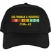 USS Franklin D. Roosevelt CVA-42 with Vietnam Service Ribbons Embroidered Cap