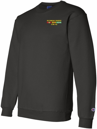 USS Franklin D. Roosevelt CVA-42 with Vietnam Service Ribbons Sweatshirt