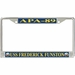 USS Frederick Funston APA-89 License Plate Frame