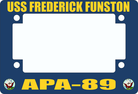 USS Frederick Funston APA-89 Motorcycle Frame