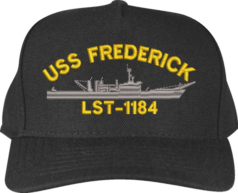 USS Frederick LST-1184 Ships Custom Embroidered Cap