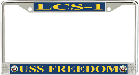 USS Freedom LCS-1 License Plate Frame