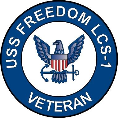 USS Freedom LCS-1 Veteran Decal Sticker