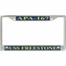 USS Freestone APA-167 License Plate Frame