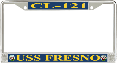 USS Fresno CL-121 License Plate Frame