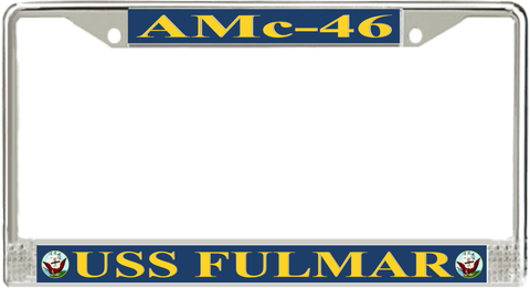 USS Fulmar AMc-46 License Plate Frame