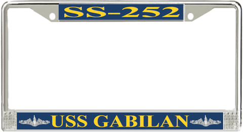 USS Gabilan SS-252 License Plate Frame