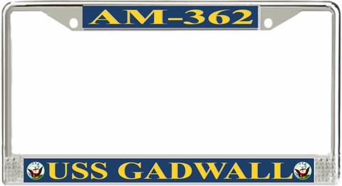 USS Gadwall AM-362 License Plate Frame