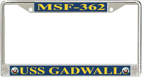 USS Gadwall MSF-362 License Plate Frame