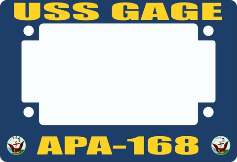 USS Gage APA-168 Motorcycle Frame
