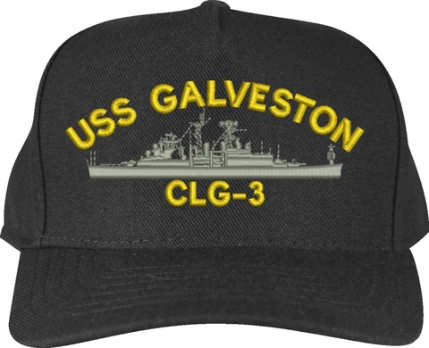 USS Galveston CLG-3 Custom Embroidered Cap
