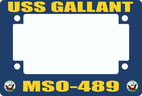 USS Gallant MSO-489 Motorcycle Frame