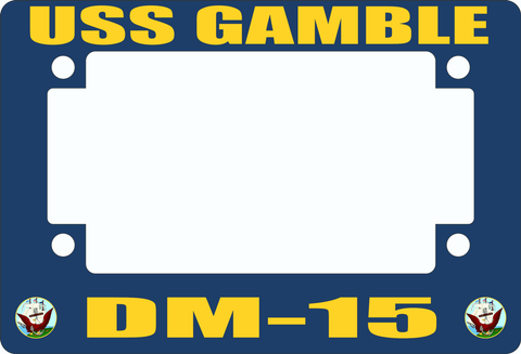 USS Gamble DM-15 Motorcycle Frame