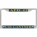 USS Gantner APD-42 License Plate Frame