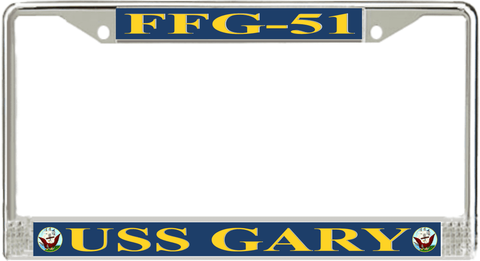 USS Gary FFG-51 License Plate Frame