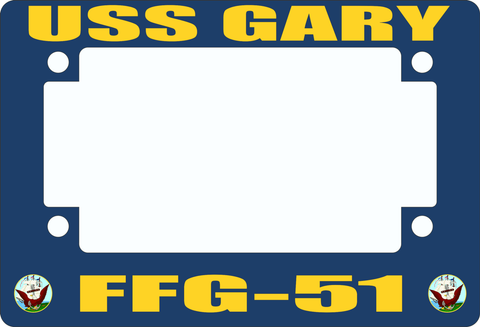 USS Gary FFG-51 Motorcycle Frame