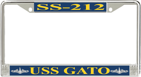 USS Gato SS-212 License Plate Frame
